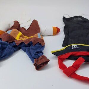 Beavorty Pet Costume Pirate Dog Puppy Cat Clothes Halloween Holiday Cosplay B1A